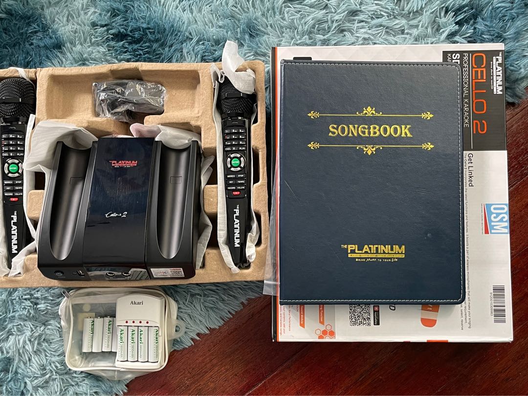 Platinum Karaoke Cello 2, Audio, Microphones on Carousell