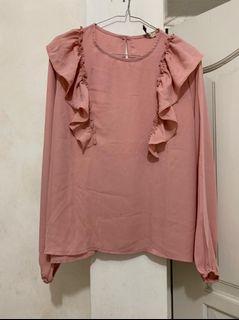 Preloved Blouse atasan wanita size L