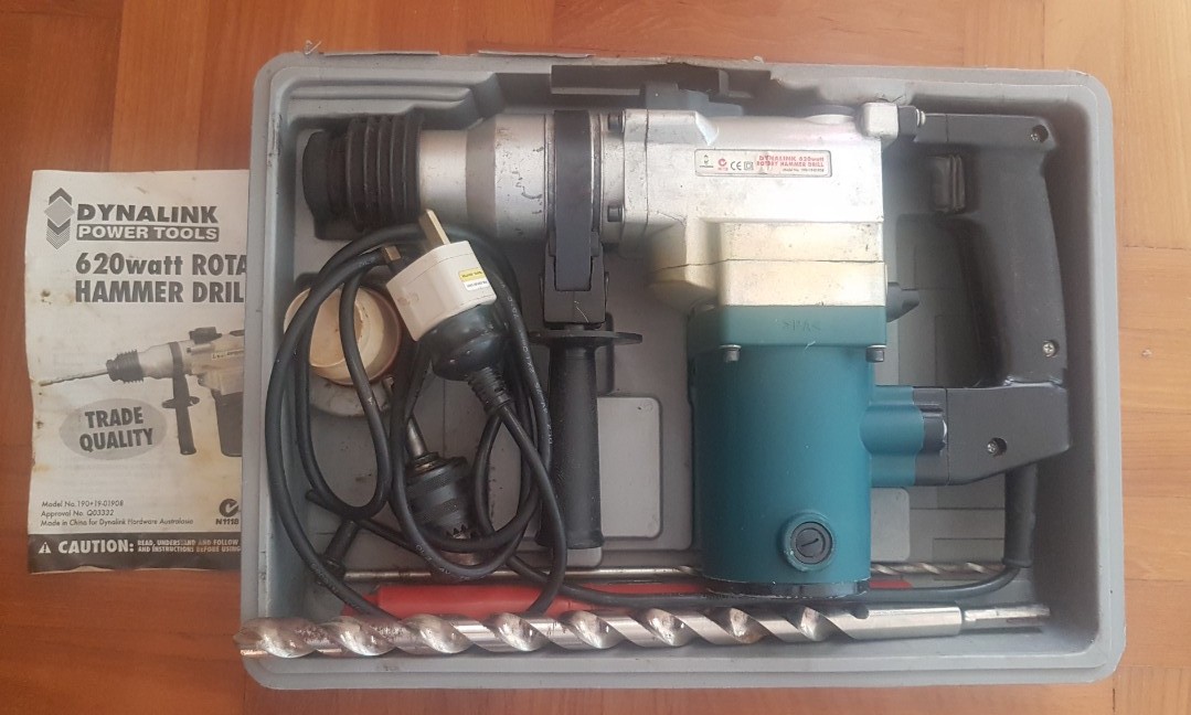 Rotary hammer drill 620W, Furniture 