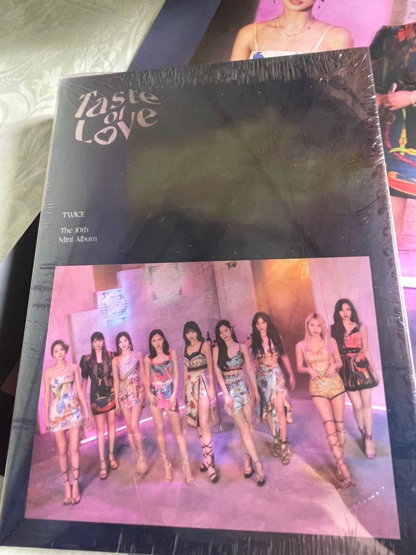 Sealed Twice 10th Mini Album Taste Of Love Blue Version Hobbies Toys Memorabilia Collectibles K Wave On Carousell