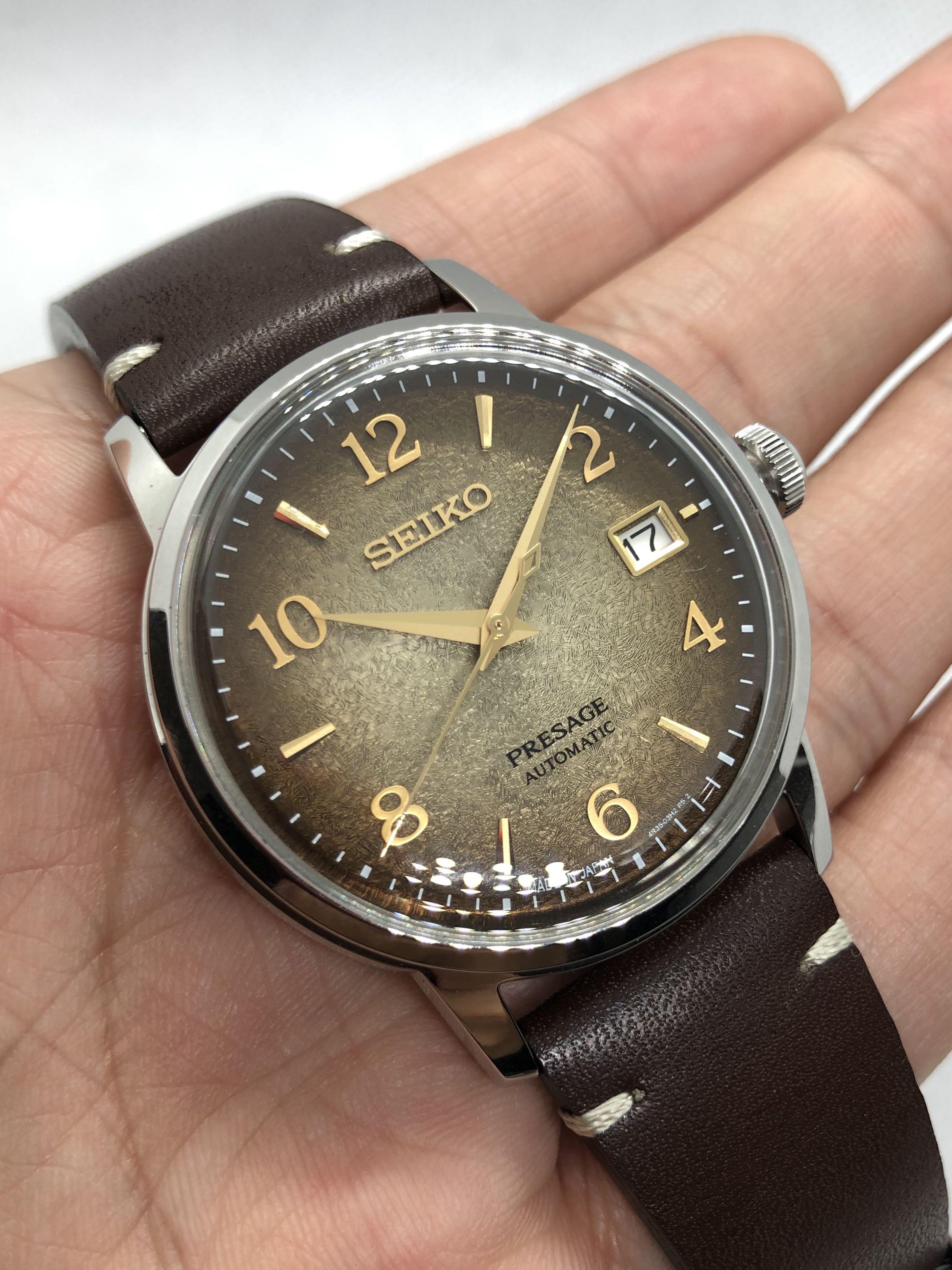 Seiko Presage  SRPF43J1 Brown Automatic Watch LNIB, Luxury, Watches  on Carousell