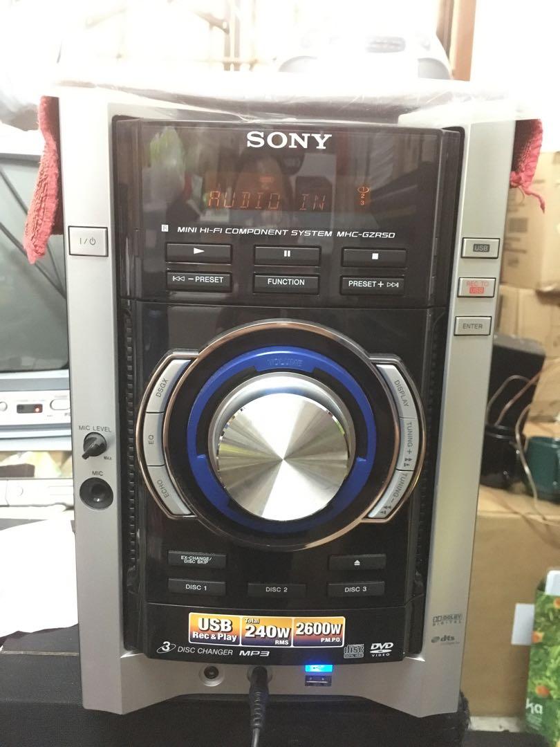 Sony hi fi dvd music system online