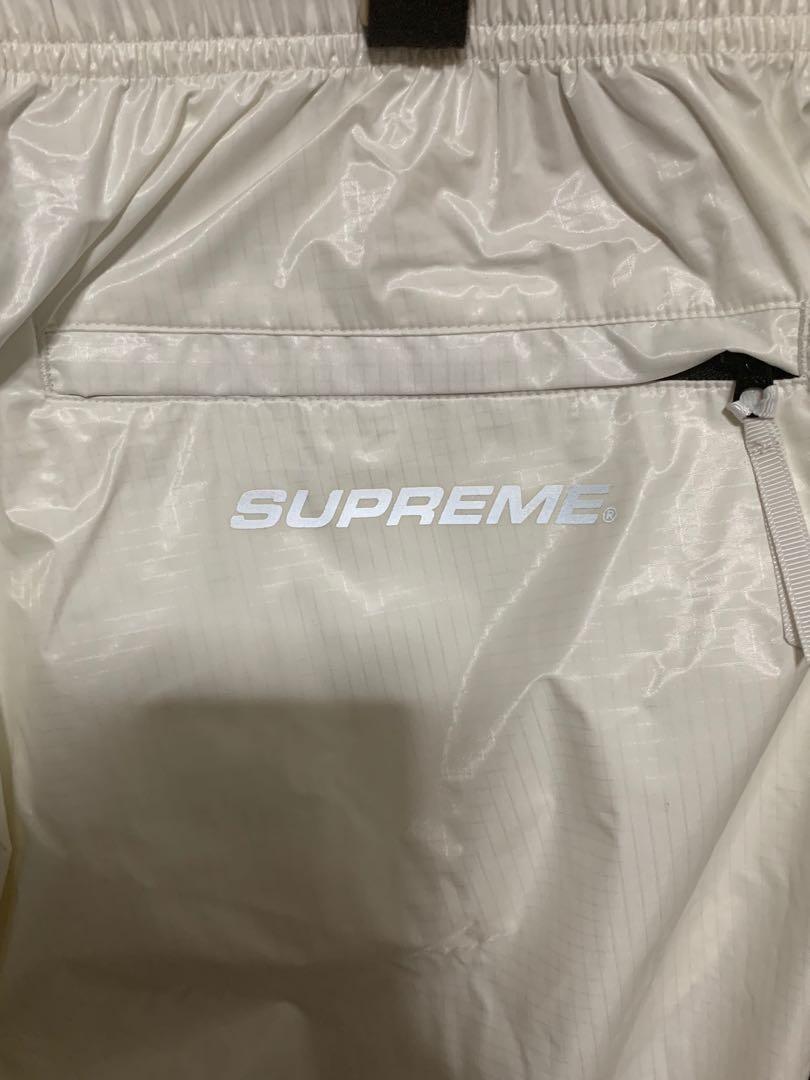 Supreme Nylon warm up Track Pants White Size S Men s Fashion