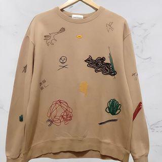 oversize sweater bordir 