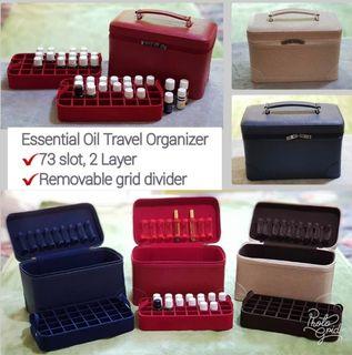 Travel Organizer for Essential Oils 2-Layer 73 Slots
