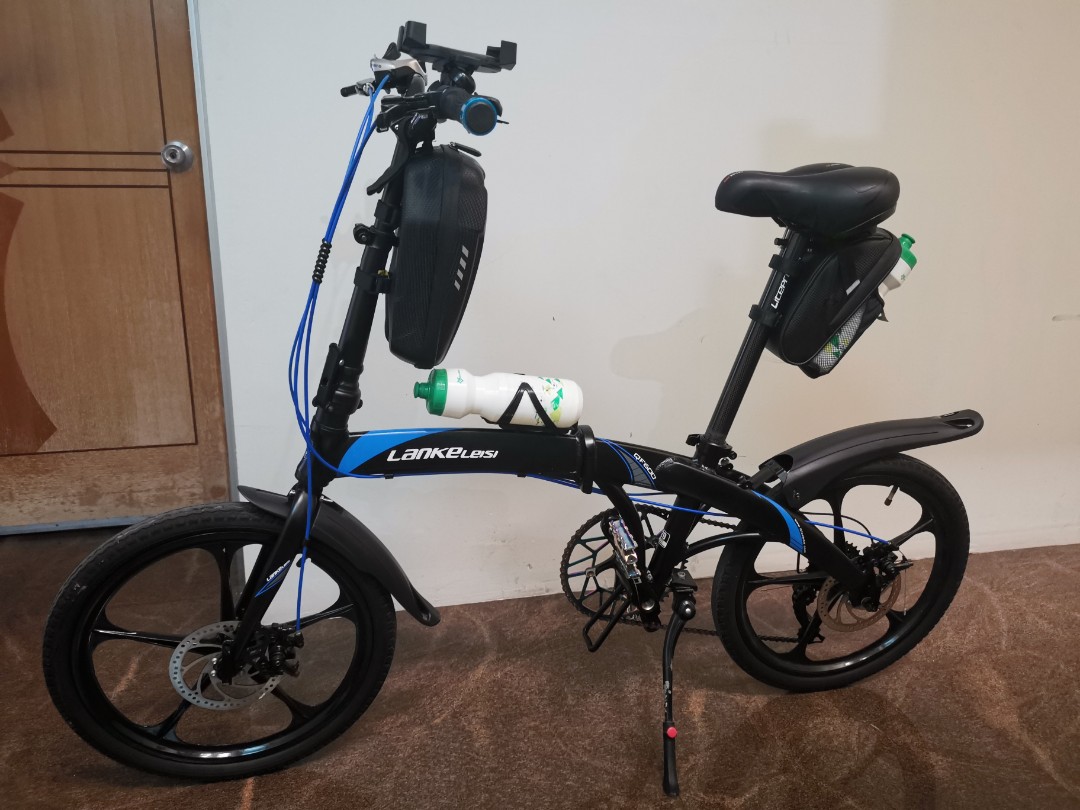 Upgraded Lankeleisi QF600 20" Folding Bike for sell, Sports Equipment