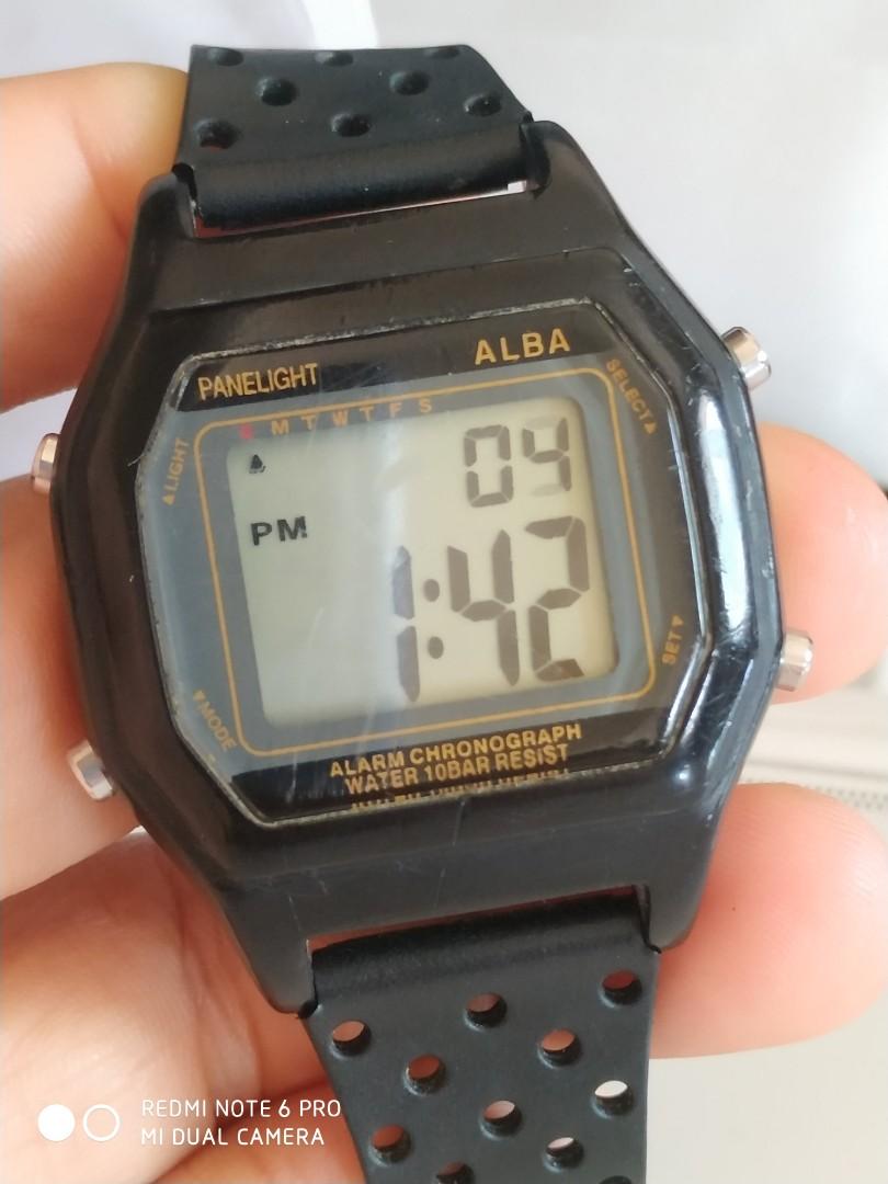 Alba digital watch discount