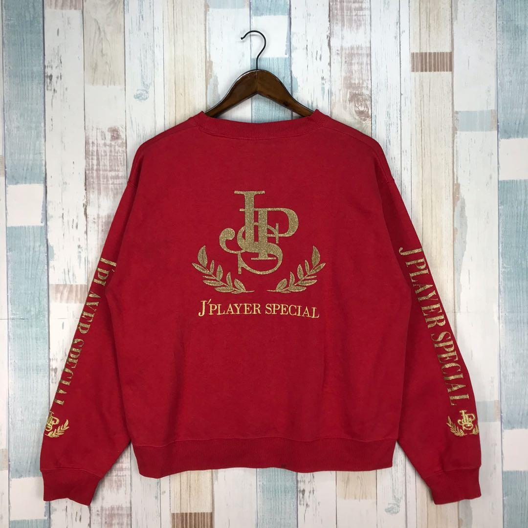 Vintage John Player Special Embroidery Logo Sweatshirt Men s