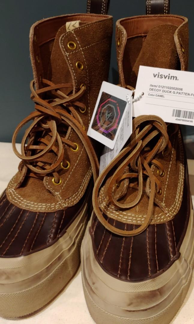 Visvim Brown Decoy Duck G.Patten-Folk Boots, 男裝, 鞋, 西裝鞋 