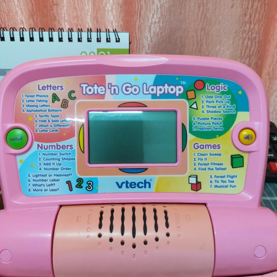 Vtech Fun Laptop Tot n Go, Hobbies & Toys, Toys & Games on Carousell