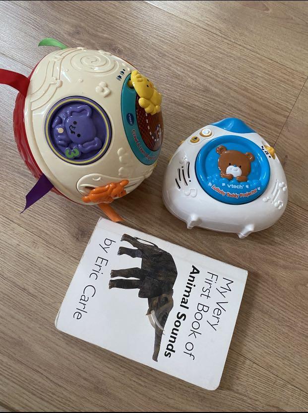 Vtech toys (Category: Infant Playtime) located in Mandaluyong City. Submitted by cris___p (Listing ID 1095652883, Image 1). Description: Take all. Everything perfectly working.