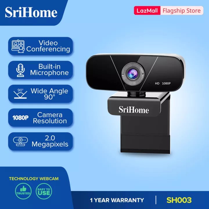 WEBCAM SRICAM SriHome SH003 Full HD 1080P 2 Megapixels