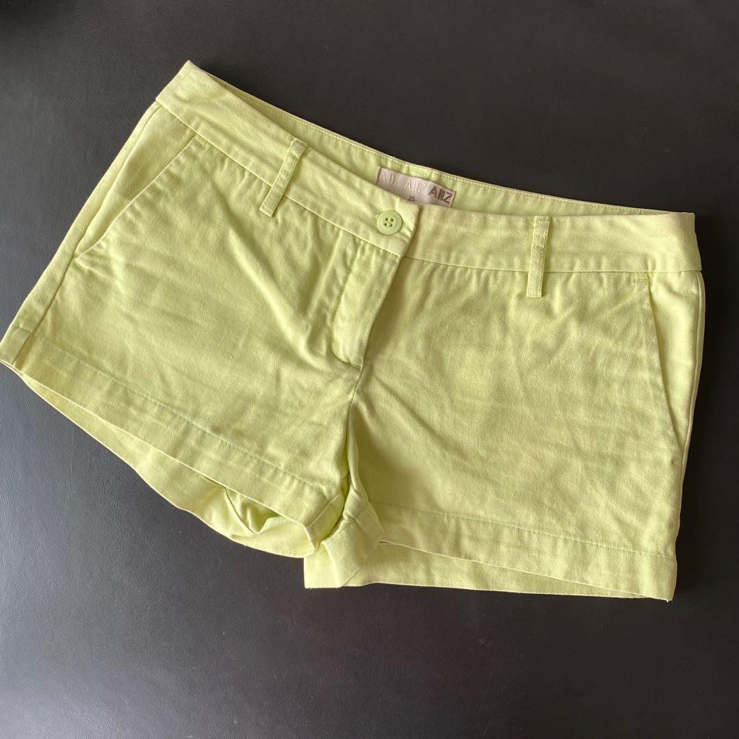 Light green shorts