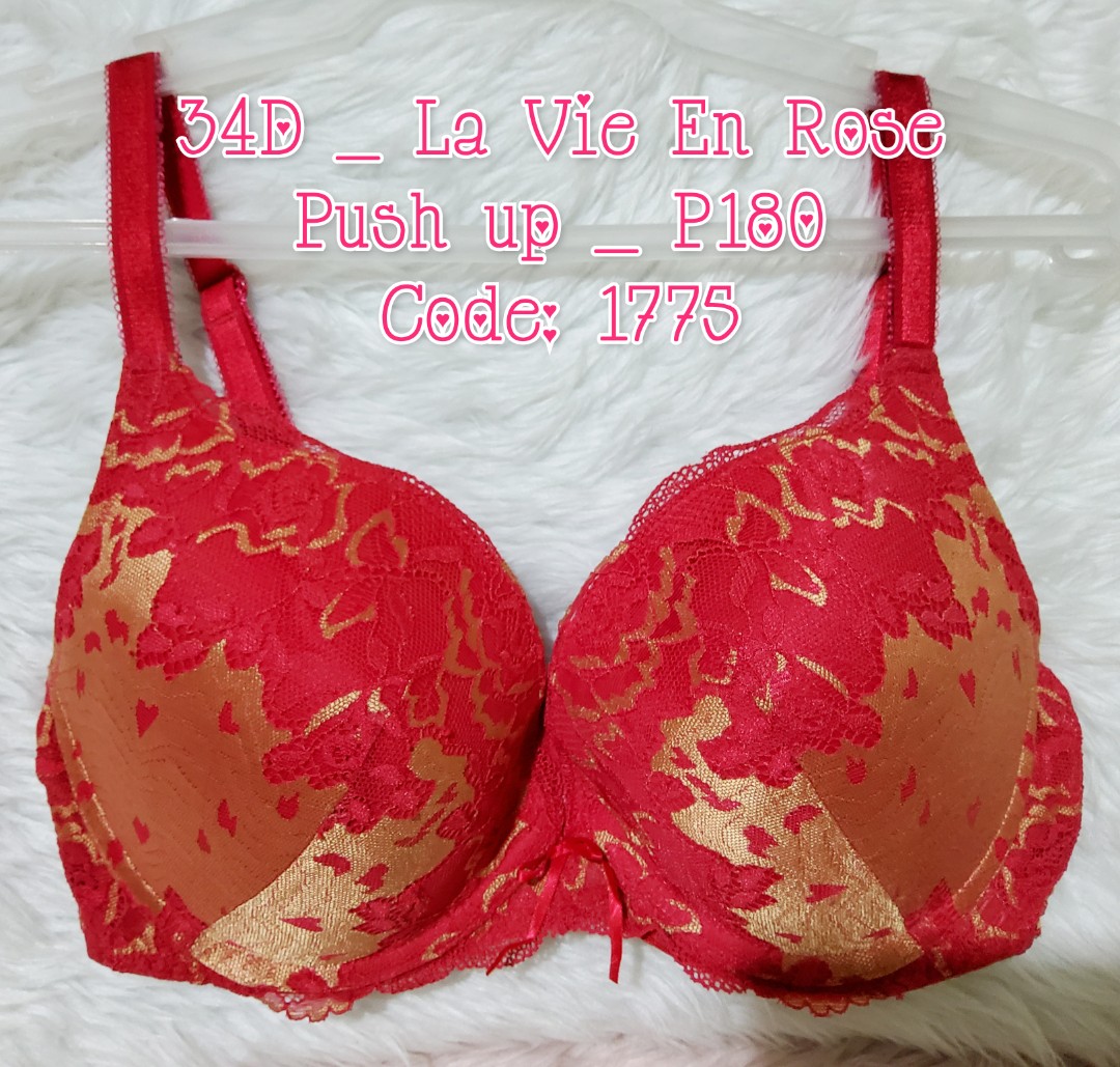 34D La Vie En Rose bra, Women's Fashion, Undergarments & Loungewear on Carousell