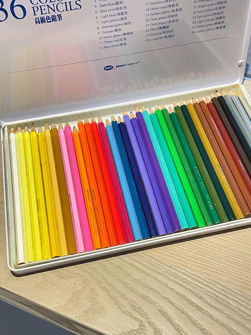 利百代高級色鉛筆color Pencils 36色抗菌文具用品畫畫用品 手作設計 藝術工具 材料在旋轉拍賣