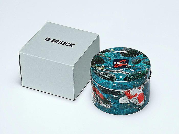 日版CASIO G shock 錦鯉紅白DW-6900JK-4JR DW-6900, 名牌, 手錶- Carousell