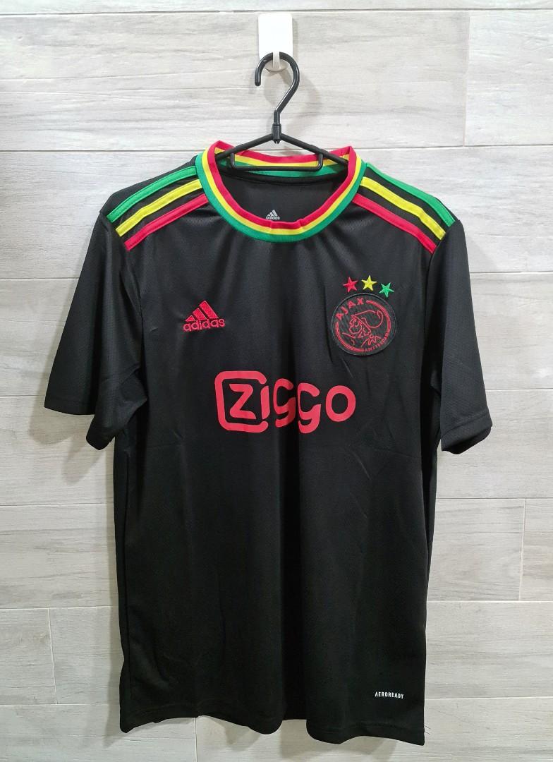 Mens Afc Ajax Bob Marley Third Football Shirts Kit 2021 2022 Zzenonn [ 3024 x 3024 Pixel ]