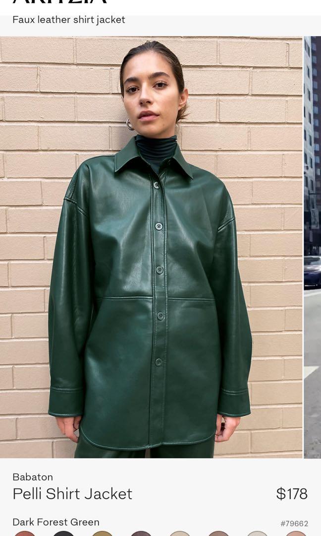 Aritzia shop green jacket