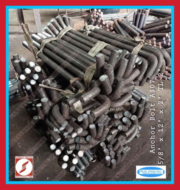 ASTM A307 Anchor bolt L type, Commercial & Industrial, Construction