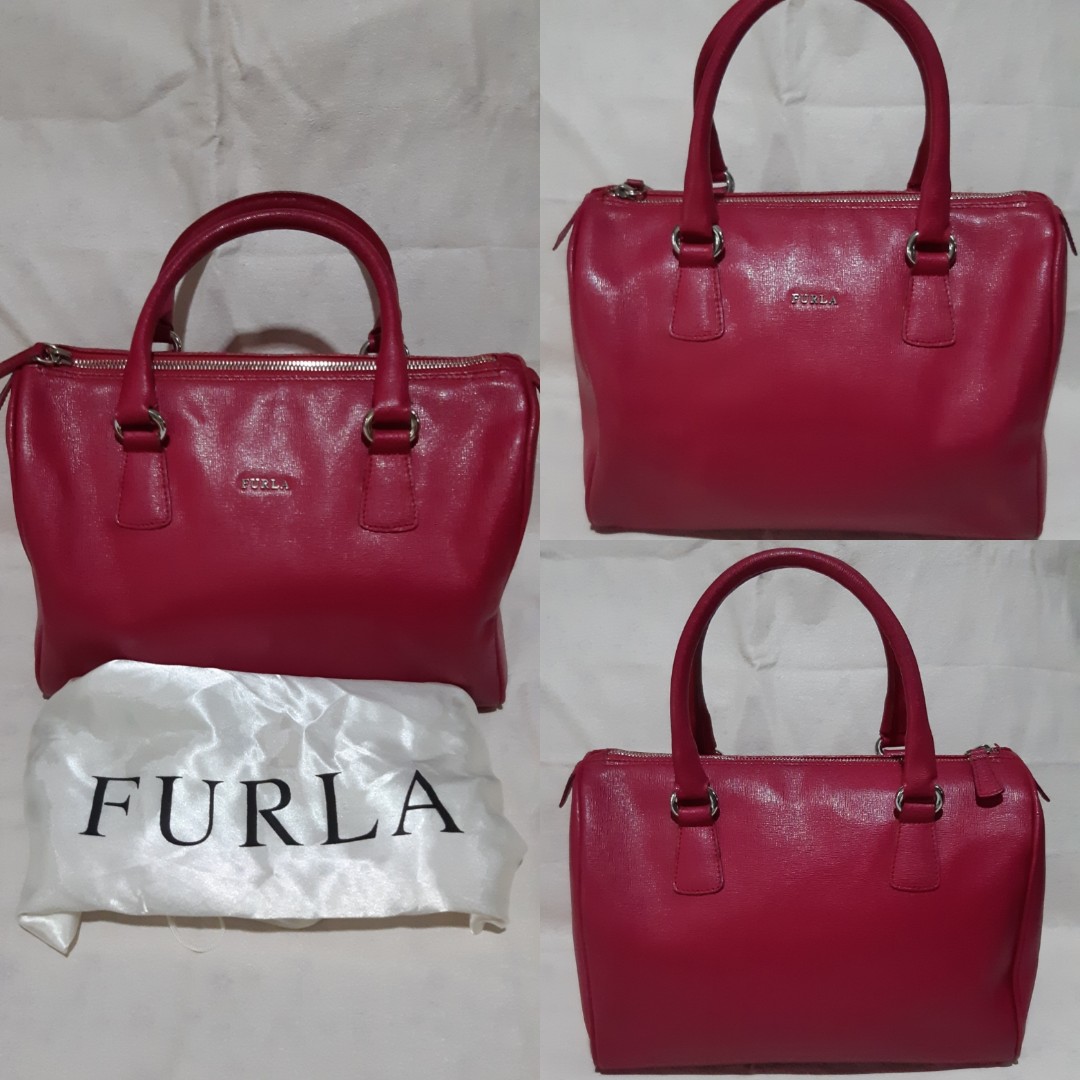 Auth Furla Fusia speedy bag