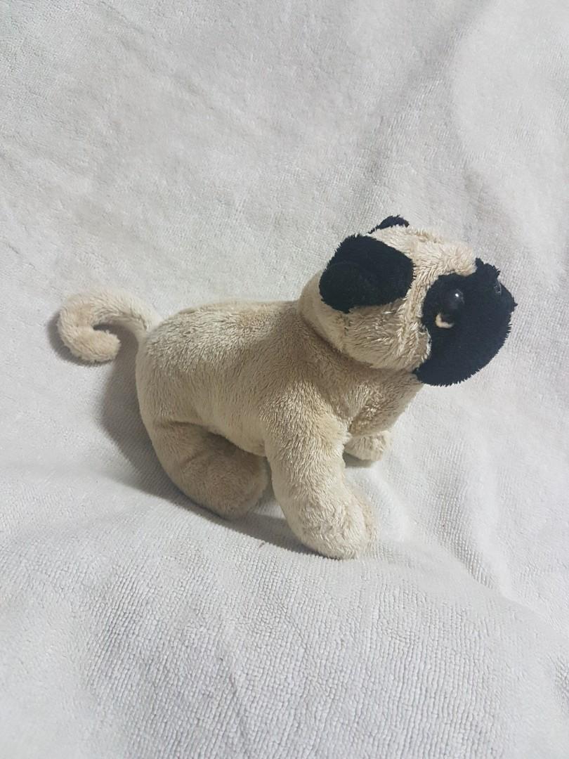 Authentic Ganz Pug Puppy Dog Beanie Plush Soft Toy Hobbies Toys