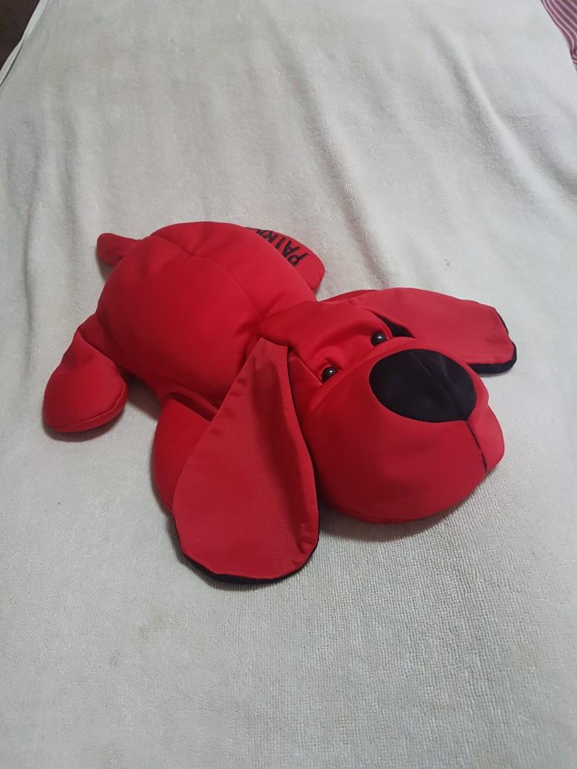 Authentic Rare Hua Wei Patrick the Red Dog Beanie Plush Soft Toy ...