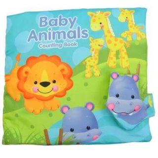 Baby animal counting cloth book