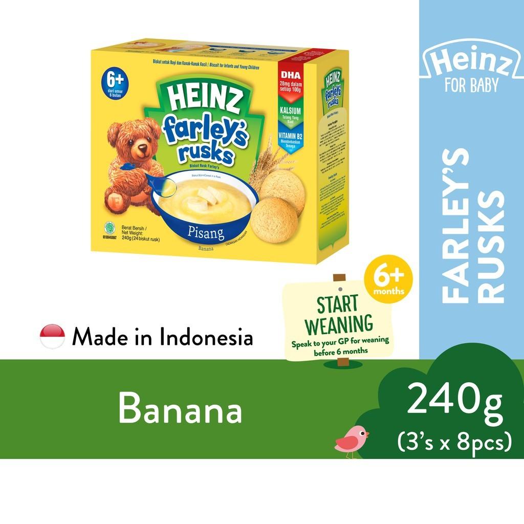 Heinz farley's rusks top banana