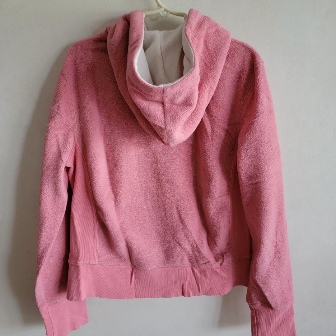 pink brandy zip up hoodie