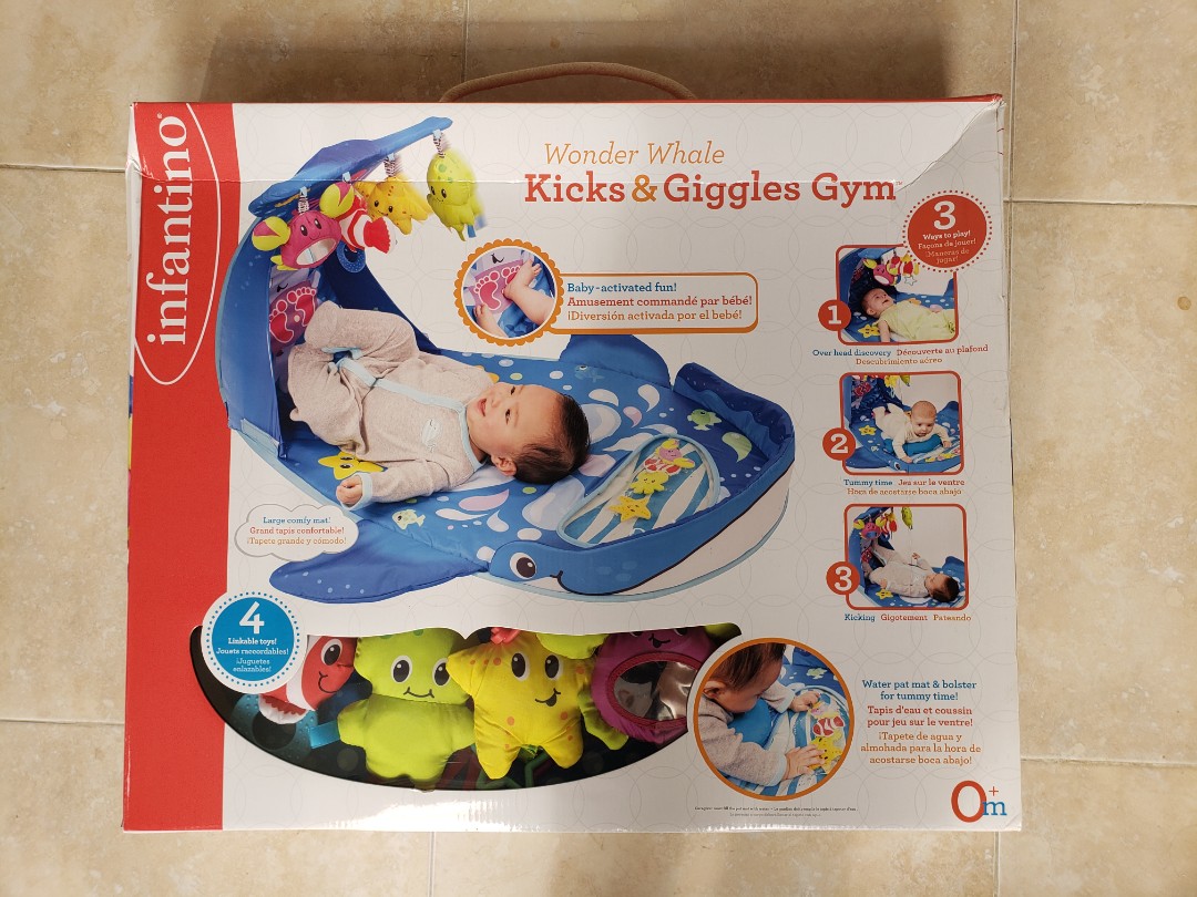 Infantino wonder whale kicks and giggles gym best sale