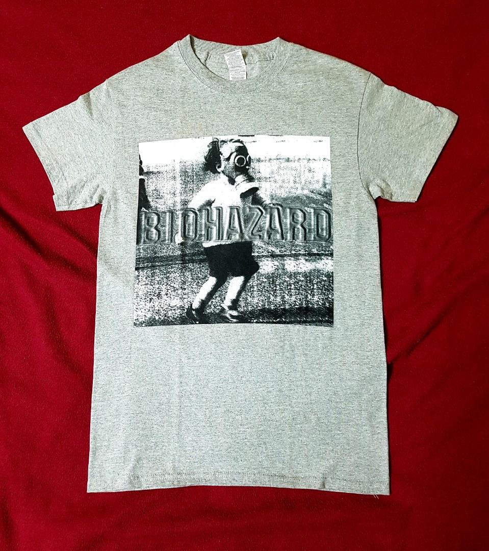 BIOHAZARD GREY BAND SHIRT, Men's Fashion, Tops & Sets, Tshirts & Polo ...