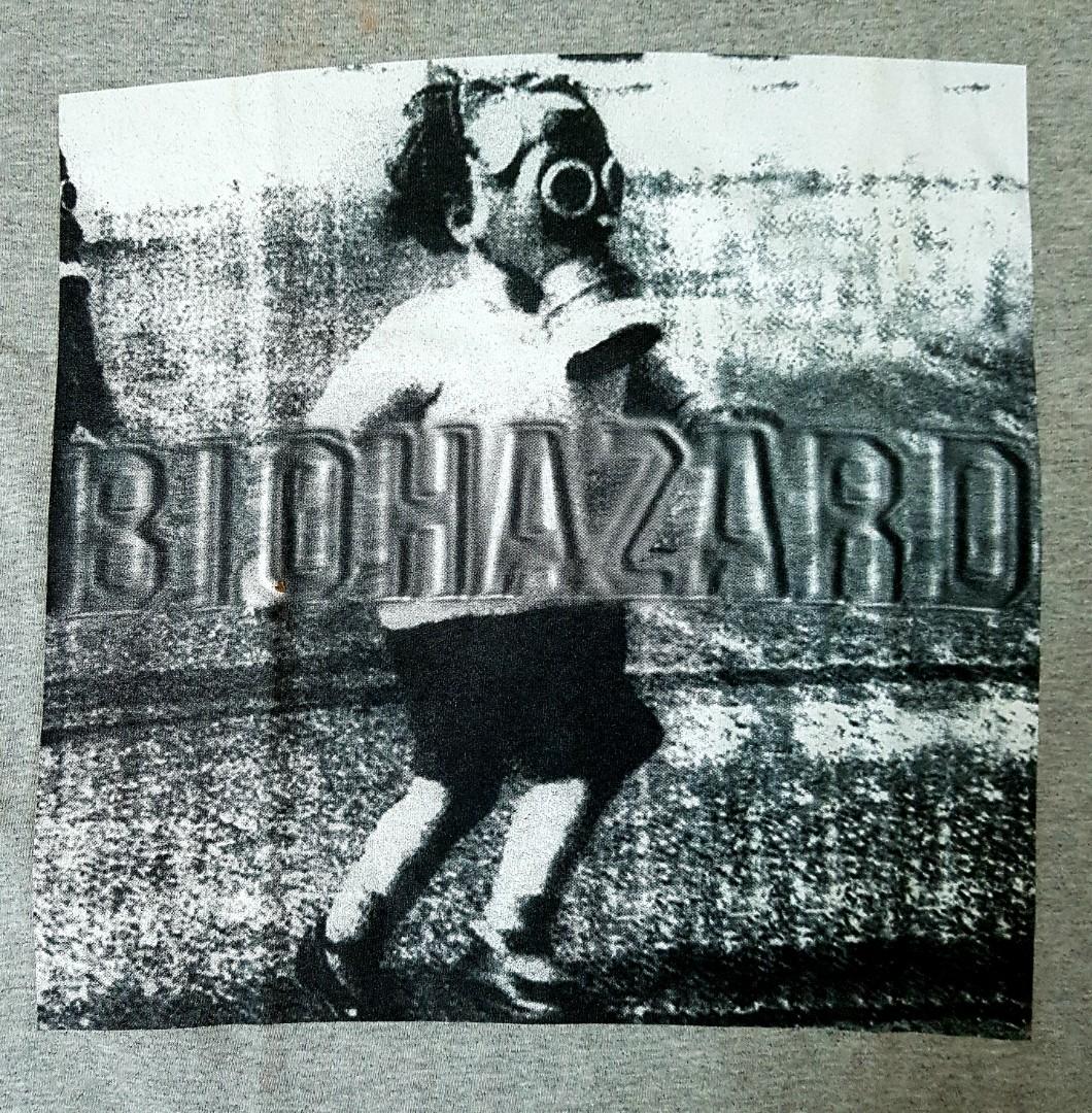 BIOHAZARD GREY BAND SHIRT, Men's Fashion, Tops & Sets, Tshirts & Polo ...
