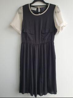 Black and cream dress Size 8