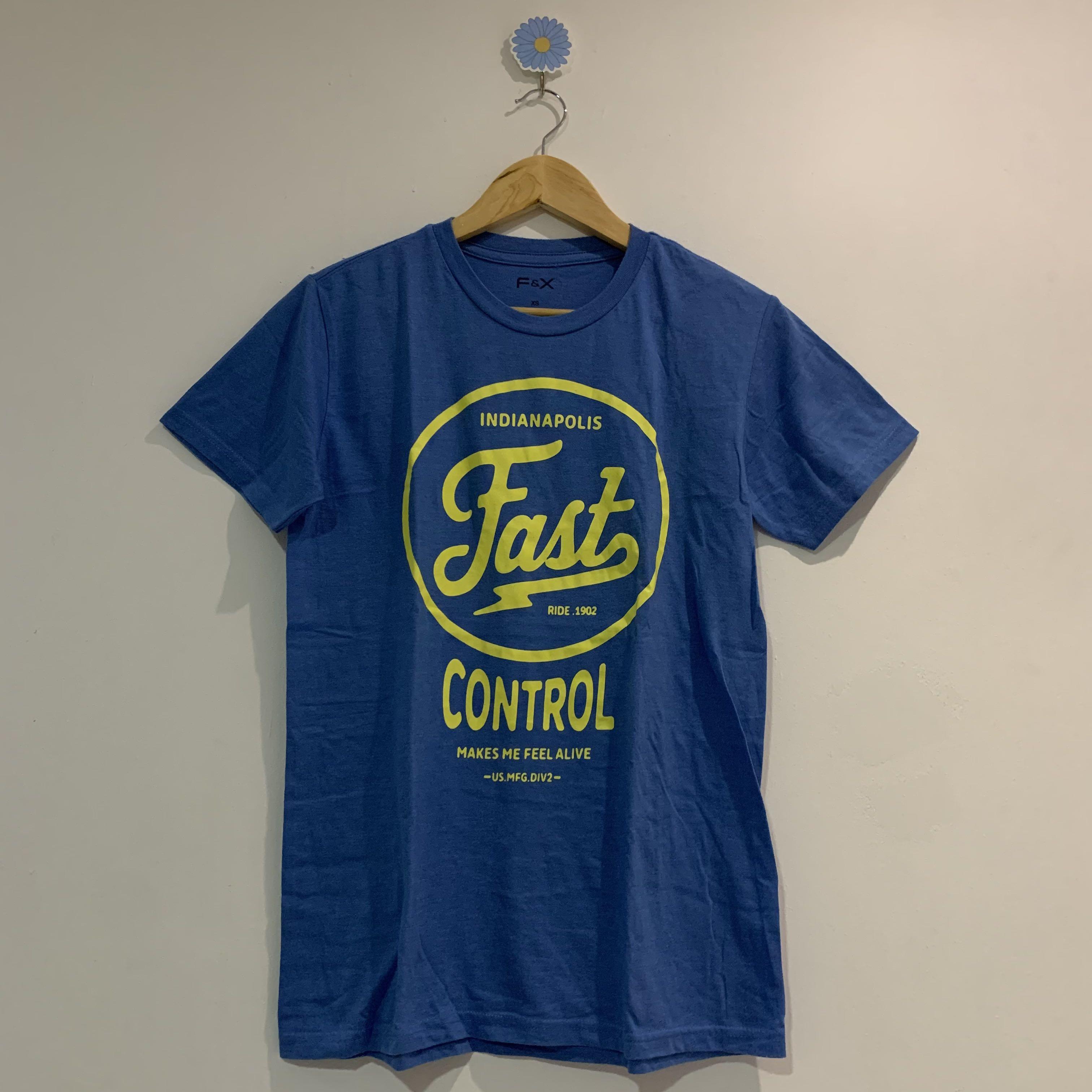 Blue shirt with yellow print sale