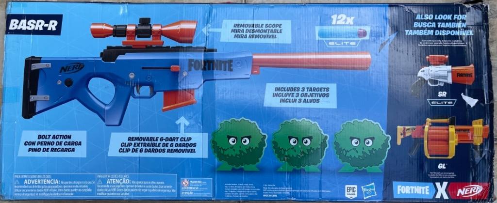 Nerf Fortnite Sniper w/ removable clip and scope- includes 2 bullets -  Miscellaneous Items - Mountain View, California, Facebook Marketplace