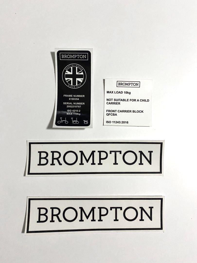 Brompton frame number checker sales