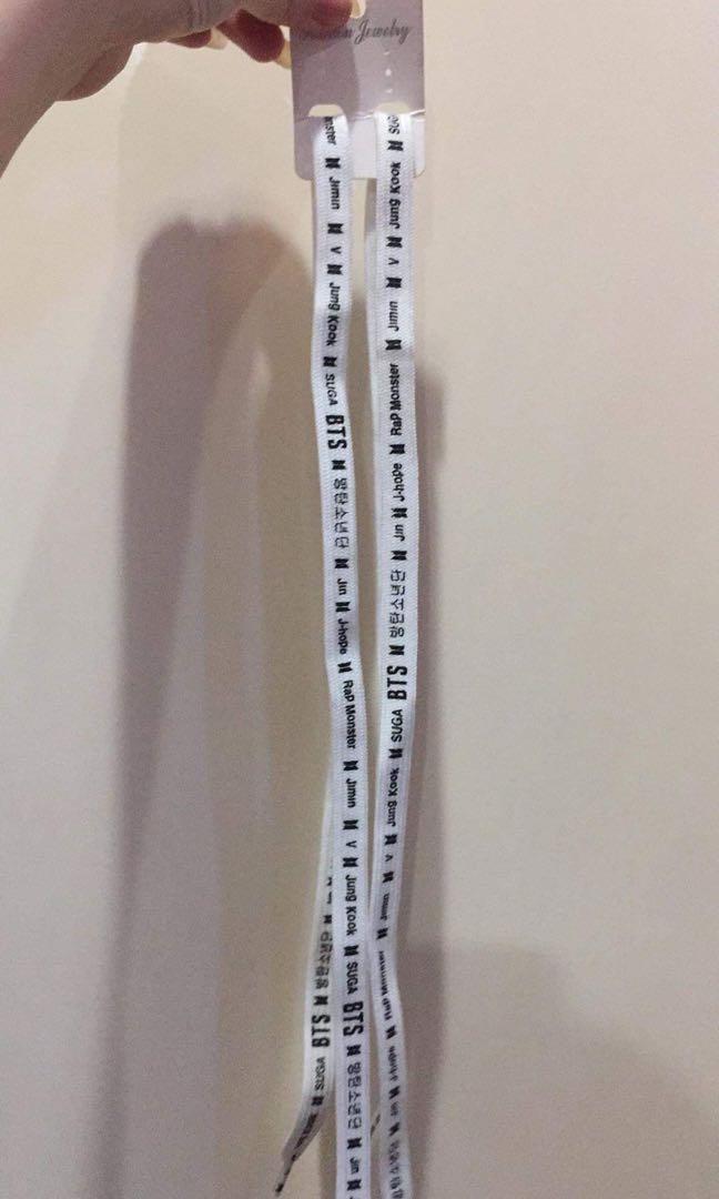 BTS Shoe Laces, Women's Fashion 