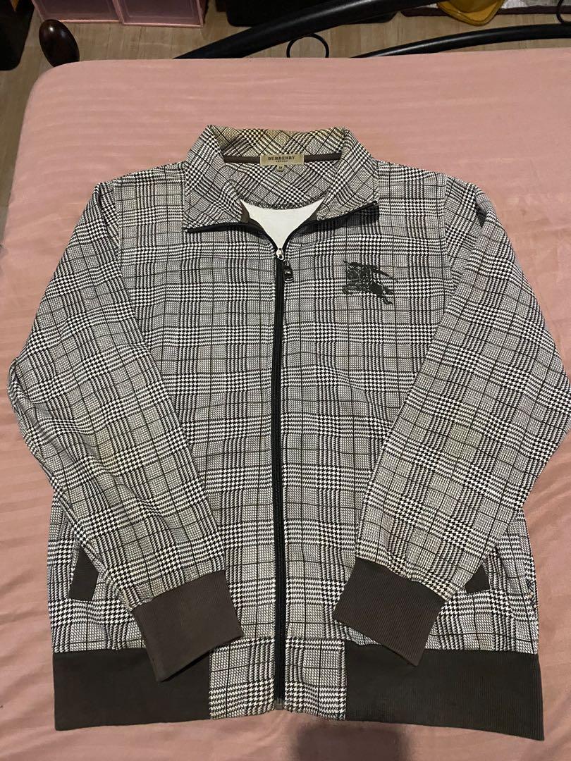 burberry men's plaid coats & jackets