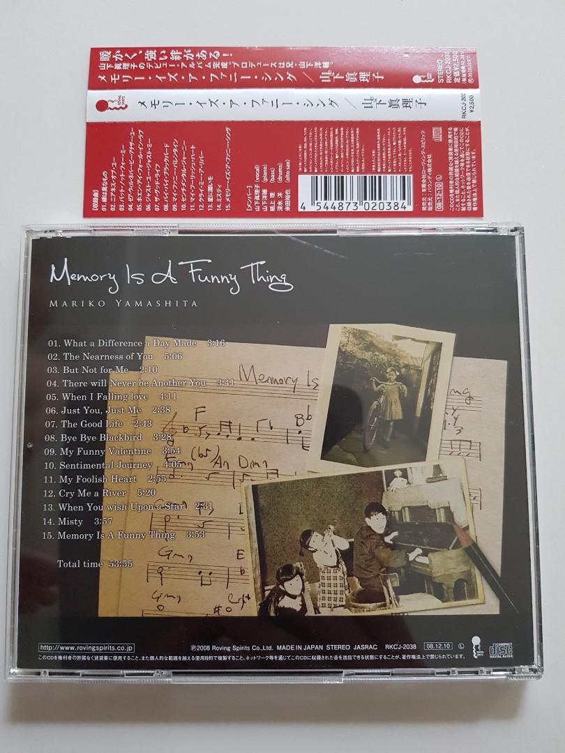 CD Jazz Mariko Yamashita - Memory Is a Funny Thing, Hobbies & Toys, Music &  Media, CDs & DVDs on Carousell