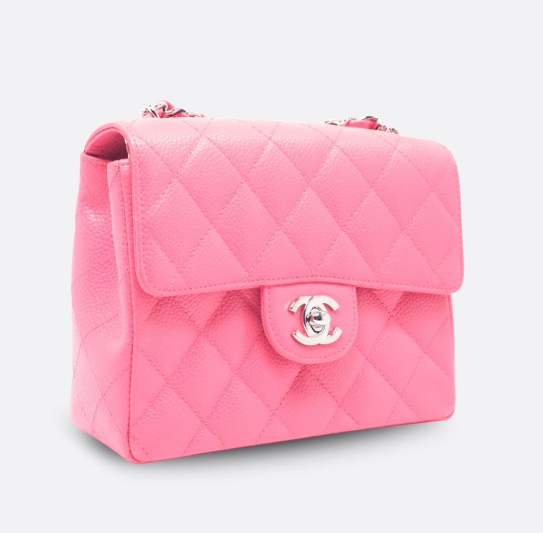 Chanel Flap Bag Mini Pink Caviar, Luxury, Bags & Wallets on Carousell