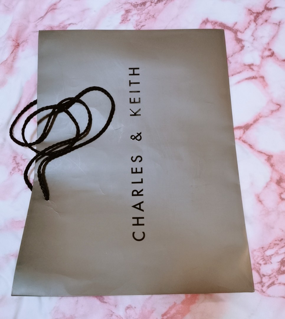 Paper bag charles and keith original top