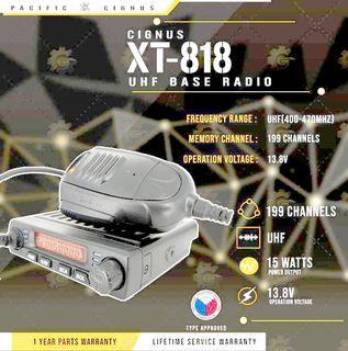 COD - Cignus XT-818 VHF 15W Mobile Base Radio