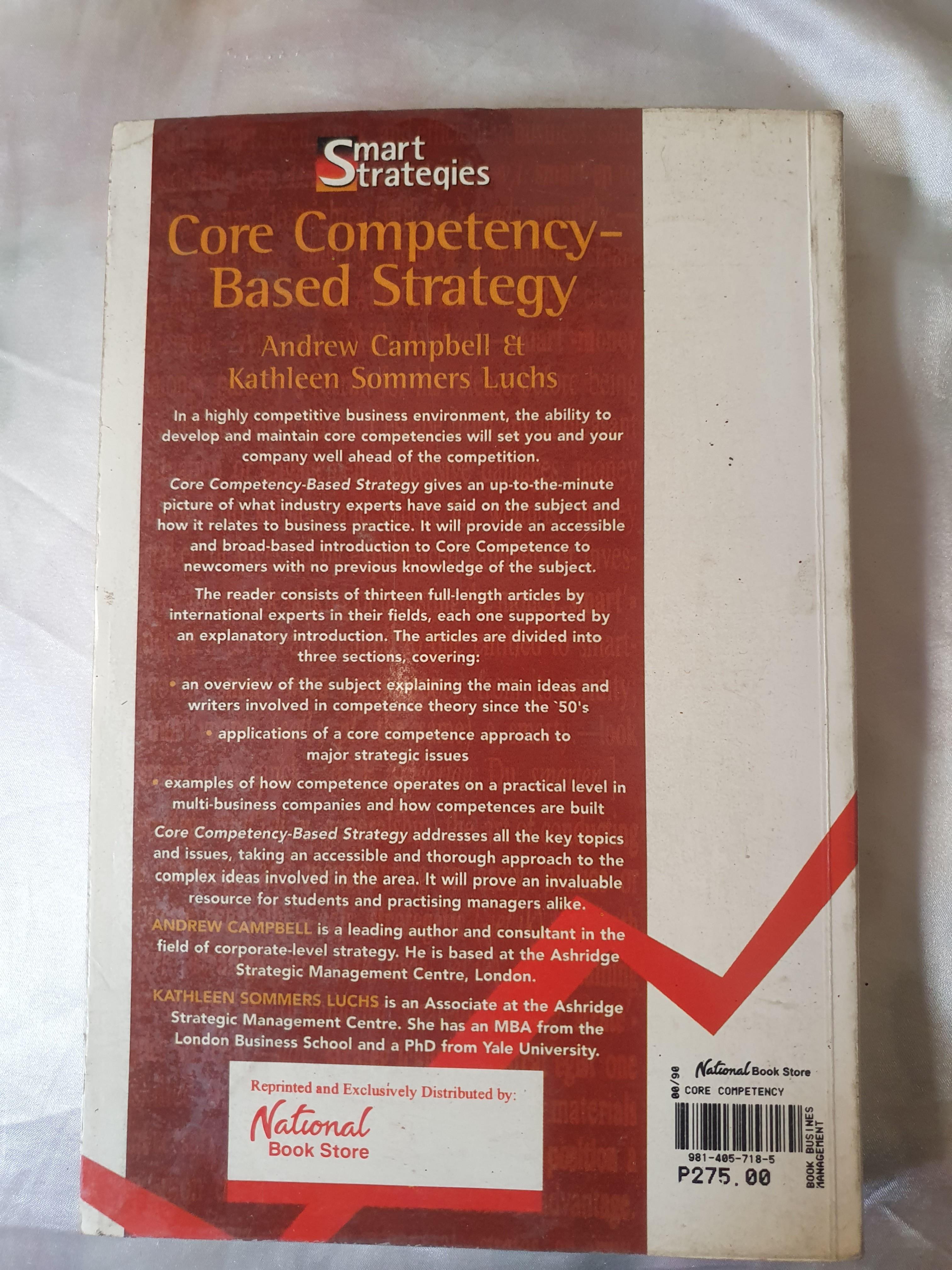 Core Competency Based Strategy, Hobbies & Toys, Books & Magazines ...