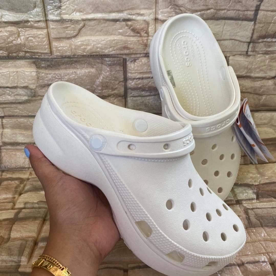 classic platform crocs