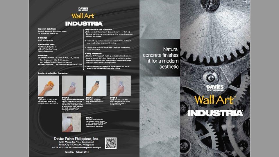 Davies Wall Art Industria Cement Finish Specialty Paint Interior