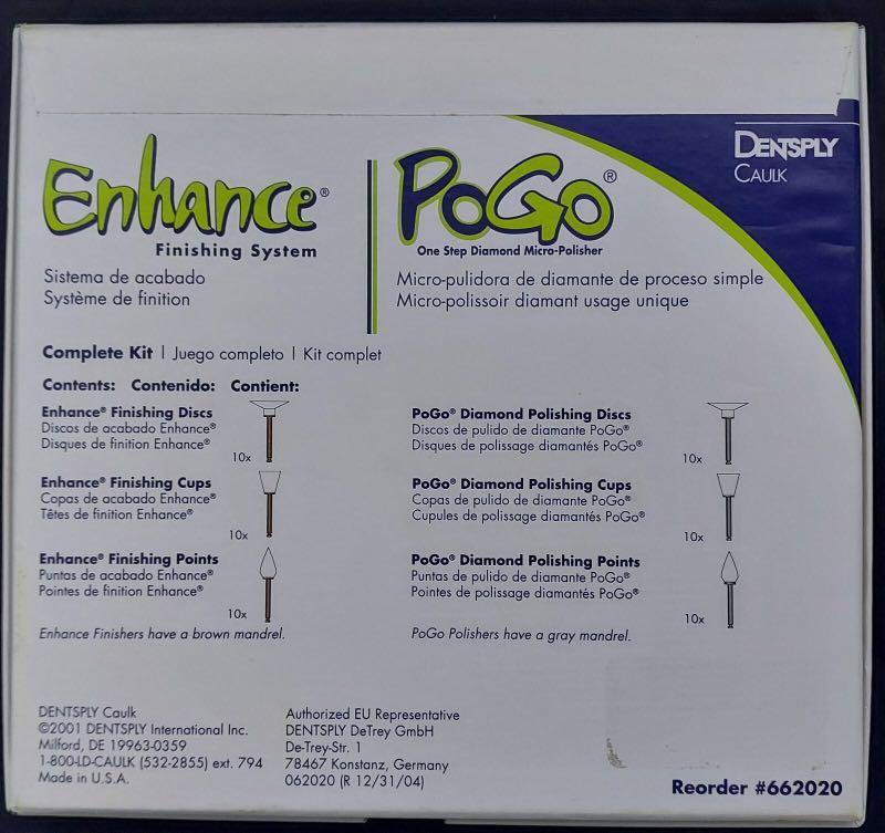 Dentsply Enhance PoGo Finishing and Polishing System Complete Kit