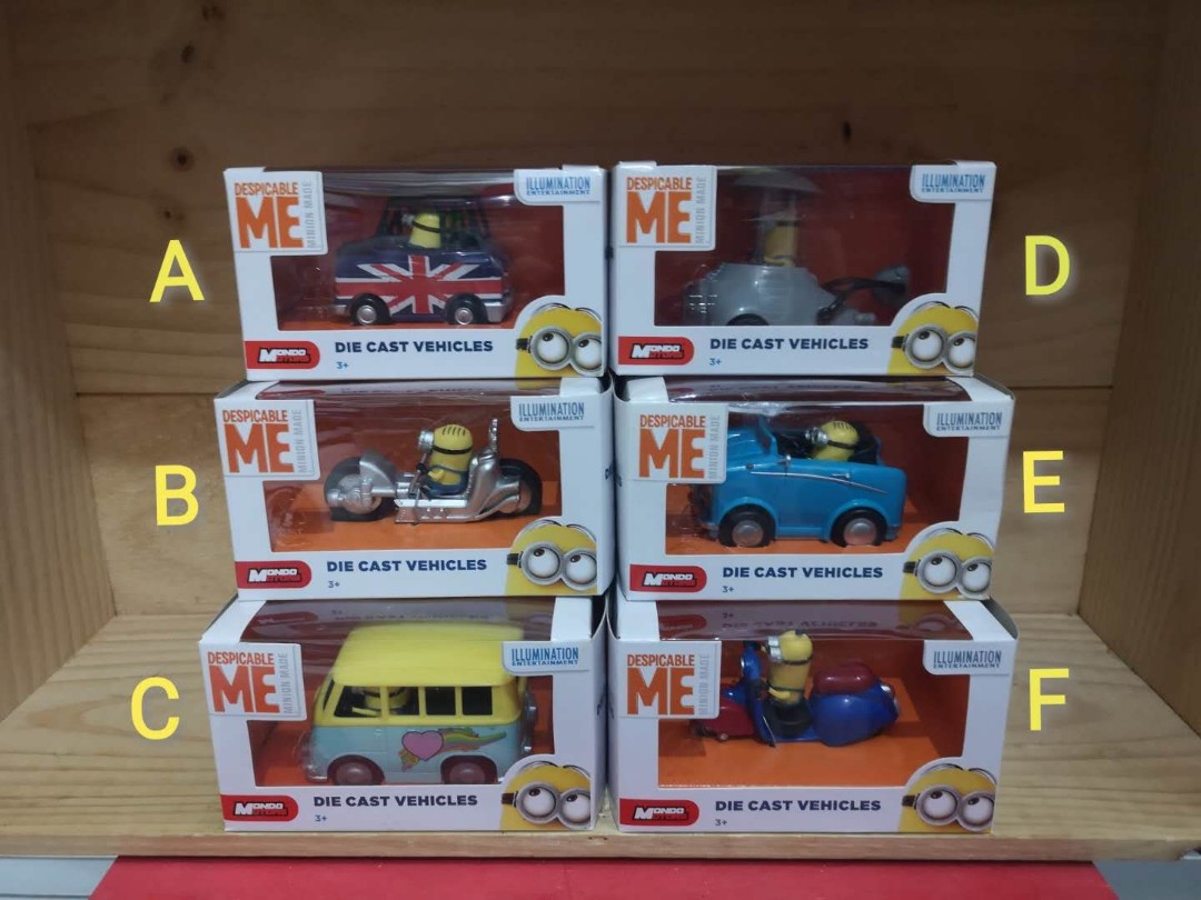 Minions diecast vehicles best sale