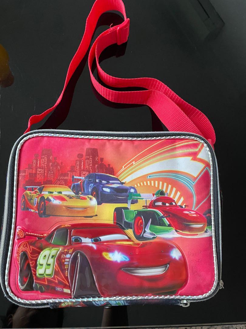 Disney cars Lightning McQueen lunch bag