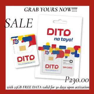 DITO SIMCARD AVAILABLE WHOLESALE