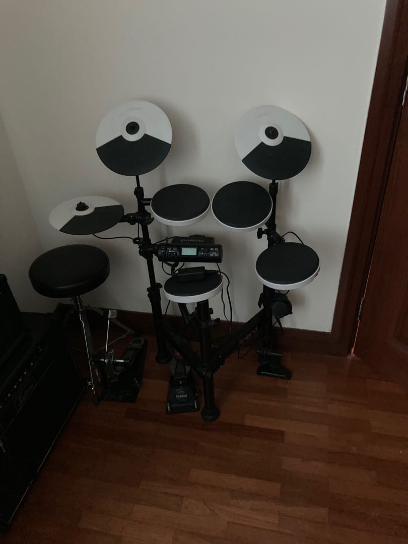 Second hand electronic hot sale drum set
